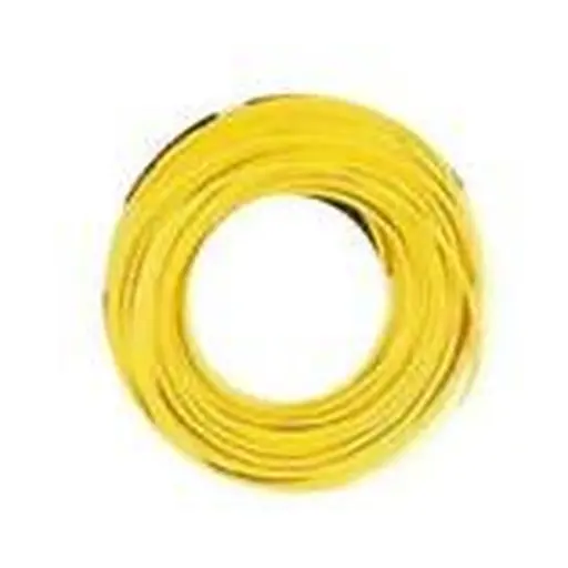 [BR3121] Nappe de 2 câbles électriques jaunes 0,14 mm² - 5 mètres de longueur - Brawa 3121
