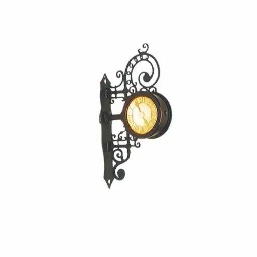 [BR5361] Ancienne horloge murale Baden-Baden avec éclairage - Brawa 5361 - HO 1/87