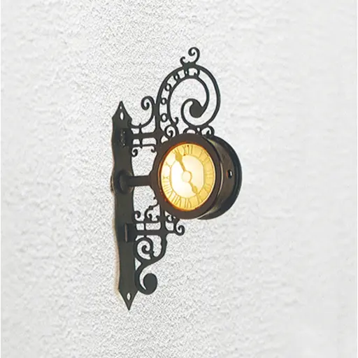 [BR5361] Ancienne horloge murale Baden-Baden avec éclairage - Brawa 5361 - HO 1/87