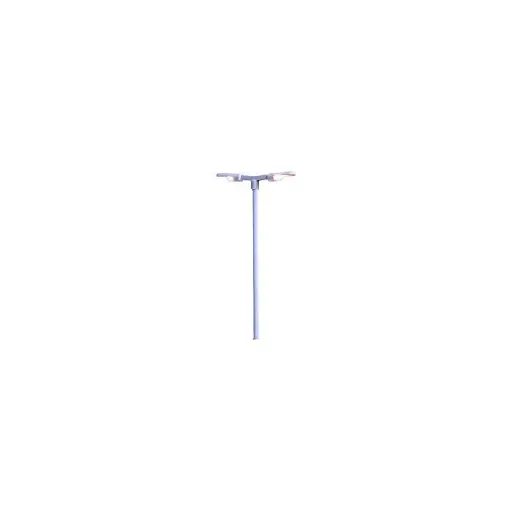 [BR84059] Lampadaire double de plateforme LED - Hauteur 70 mm BRAWA 84059 - HO 1/87