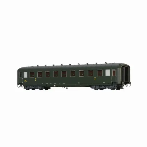 [BR51121] Voiture voyageurs B10 myfi, 2e classe, "ex type 39 allemande" - Brawa 51121 - HO 1/87 - SNCF - Ep III - 2R