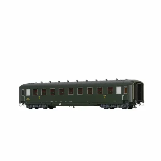 [BR51122] Voiture voyageurs B10 myfi, 2e classe, "ex type 39 allemande" - Brawa 51122 - HO 1/87 - SNCF - Ep III - 2R