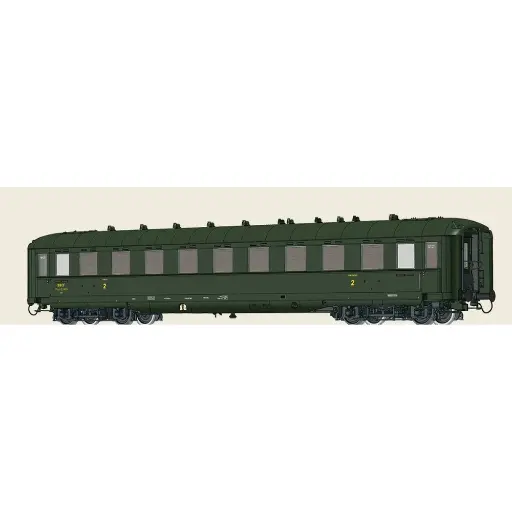 [BR51122] Voiture voyageurs B10 myfi, 2e classe, "ex type 39 allemande" - Brawa 51122 - HO 1/87 - SNCF - Ep III - 2R