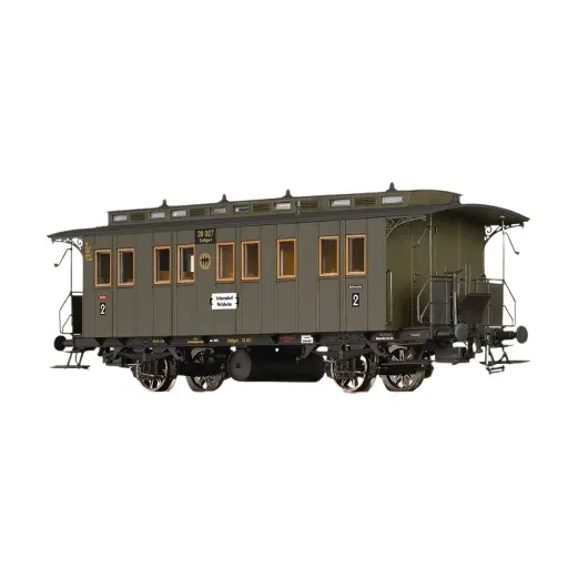 Voiture voyageurs 36027 - Brawa 45621 - HO 1/87 - DRG - EP II - 2R