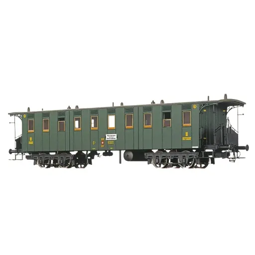 [BR45714] Voiture voyageurs C4 N°9301 - Brawa 45714 - HO 1/87 - SBB - EP II - 2R