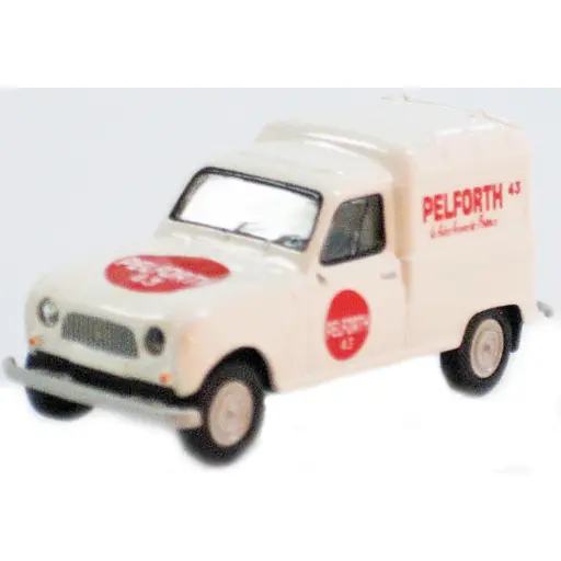 [SA2424] Renault 4 fourgonnette 1961 blanche PELFORTH - Brekina 2424