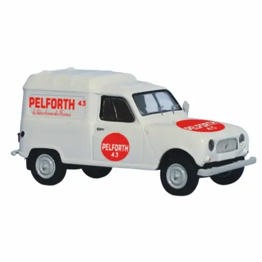 [SA2424] Renault 4 fourgonnette 1961 blanche PELFORTH - Brekina 2424