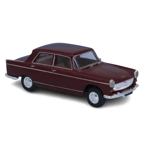 [BR92984] Voiture Peugeot 404 berline rouge bordeaux BREKINA 92984 SAI 2323 - HO 1/87