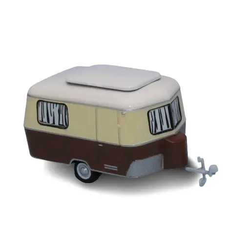 [SA2692F] Caravane Eriba Pan beige ivoire roulante BREKINA 95585 SAI 2692F - HO 1/87