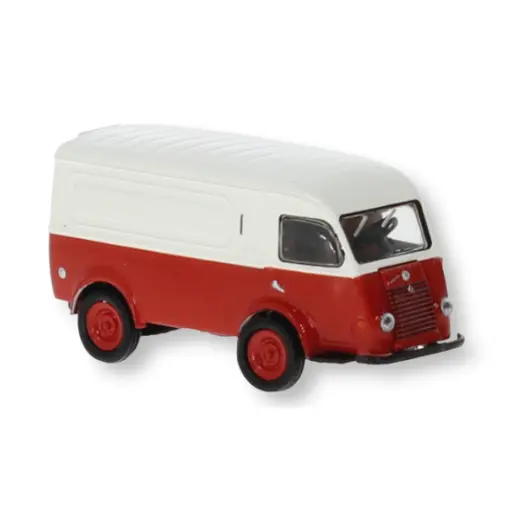 [BR14663] Camionnette Renault Goélette Brekina 14663 - HO : 1/87 - livrée blanc / rouge