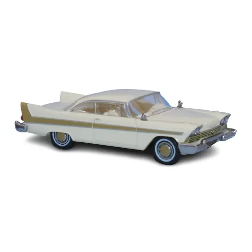 [BR19677] Voiture Plymouth Fury - beige et doré - BREKINA 19677 - HO : 1/87
