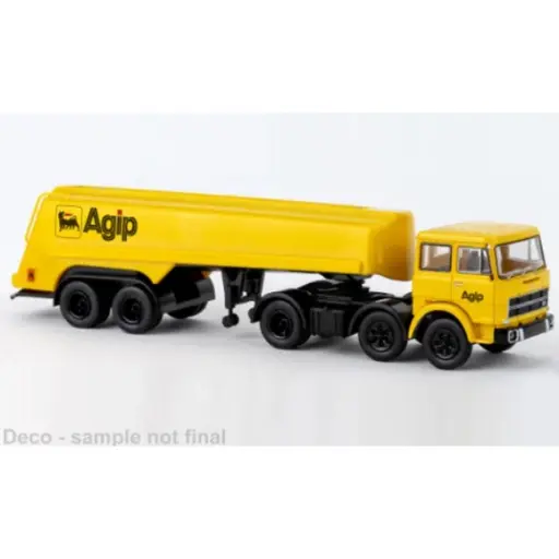 [BR58584] Semi-remorque citerne Fiat 691 T Agip - Brekina 58584 - HO 1/87