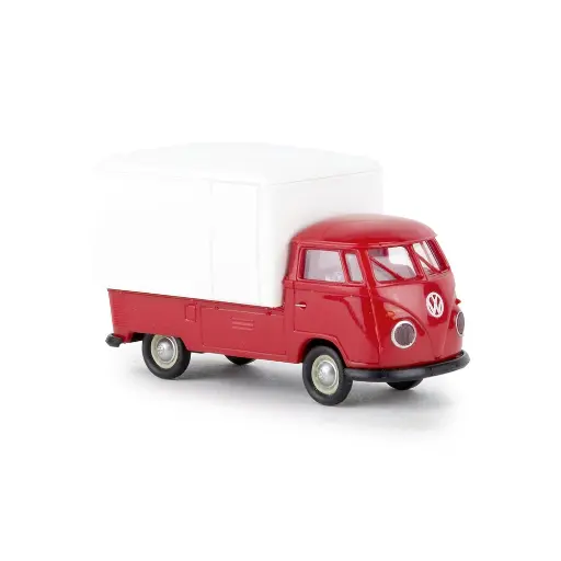 [BR32450] VW T1b, bâché rouge - Brekina 32450 - HO 1/87