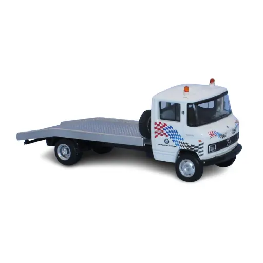 [BR36737] MB L 608 D, dépanneuse à plateau, BMW, 1968 - Brekina 36737 - HO 1/87