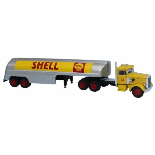 [BR85762] Semi remorque citerne Peterbilt 281, Shell, 1955 - Brekina 85762 - HO 1/87