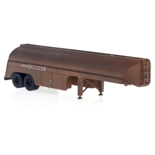 [BR55961] Remorque citerne 2 essieux, rouillée - Brekina 55961 - HO 1/87