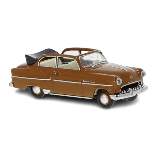 [BR20252] Opel Olympia Rekord décapotable, marron clair, 1954 - Brekina 20252 - HO 1/87