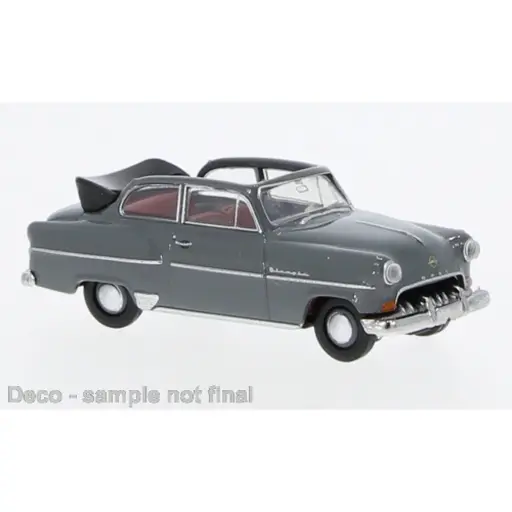 [BR20250] Opel Olympia Rekord découvrable, gris foncé, 1954 - Brekina 20250 - HO 1/87