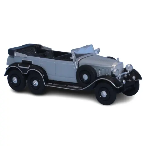 [BR21076] Mercedes Benz G4 cabriolet - gris/noir - 1938 - Brekina 21076 - HO 1/87