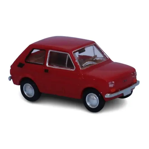 [BR22351] Fiat 126, rouge, 1972 - Brekina 22351 - HO 1/87
