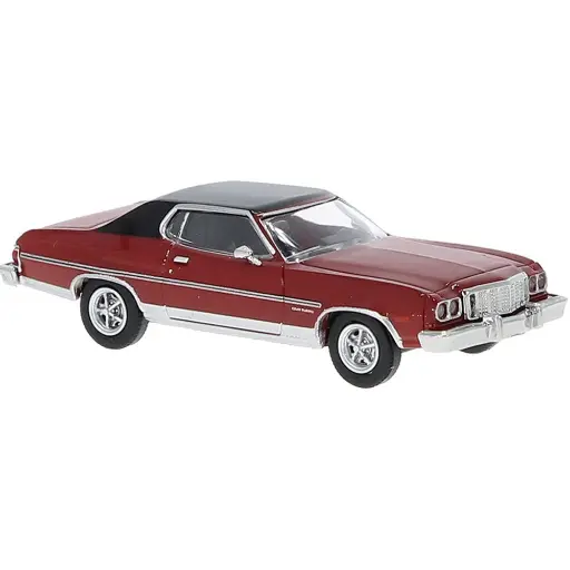 [BR19732] Ford Gran Torino 1976 rouge/noir - Brekina 19732 - 1/87 HO