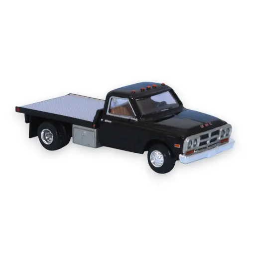 [BR19669] GMC Sierra Grande à plateau, noir, 1968 - Brekina 19669 - HO 1/87