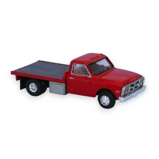 [BR19670] GMC Sierra Grande à plateau, rouge, 1968 - Brekina 19670 - HO 1/87