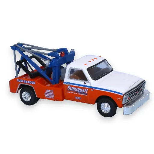 [BR19667] Chevrolet C30 dépanneuse, Suburban, orange/blanc, 1968 - Brekina 19667 - HO 1/87