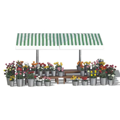 [BU1072] Étal de fleurs - Buch 1072 - HO 1/87