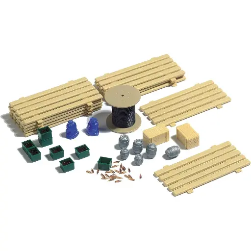 [BU1132] Chargement pour wagon de marchandises - Busch 1132 - HO 1/87