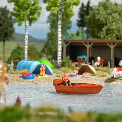 [BU5480] Lac avec bateau en mouvement - Busch 5480 - HO / N / TT