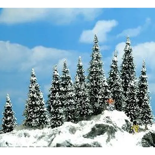 [BU6566] 20 sapins hivernals, 3-6 cm - Busch 6566 - N 1/160