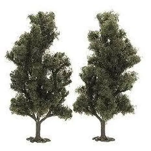 [BU6933] 2 Peupliers Assortis - BUSCH 6933 - Echelle N: 1/160