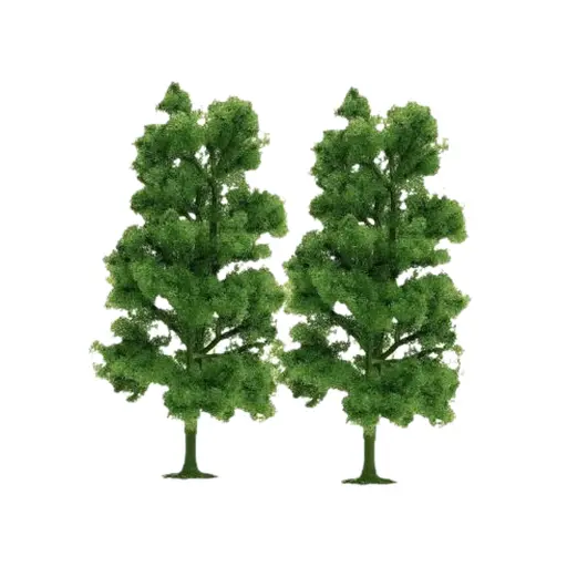 [BU6939] Lot de 2 Hêtres - Hauteur 90mm - Busch 6939 - N : 1/160