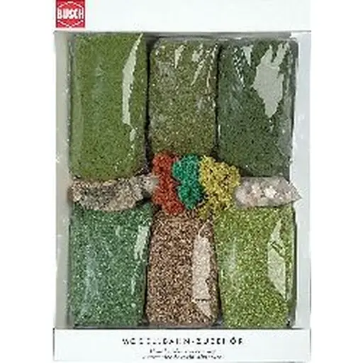 [BU7190] Assortiment de flocages pour création de décors - BUSCH 7190 - Toutes Echelles