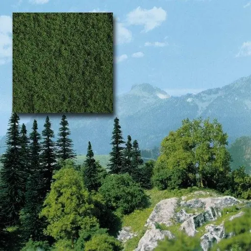 [BU7311] Flocage mousse Busch 7311 - vert clair - échelle G 1/22.5 HO 1/87 N /160