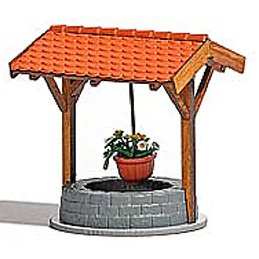 [BU1524] Puits fleuri - Busch 1524 - HO 1/87