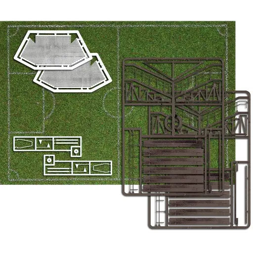[BU1052] Terrain de foot BUSCH 1052 - HO 1/87