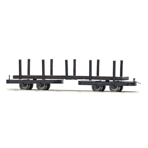 [BU12245] Wagon à boggies - BUSCH 12245 - HOe 1/87