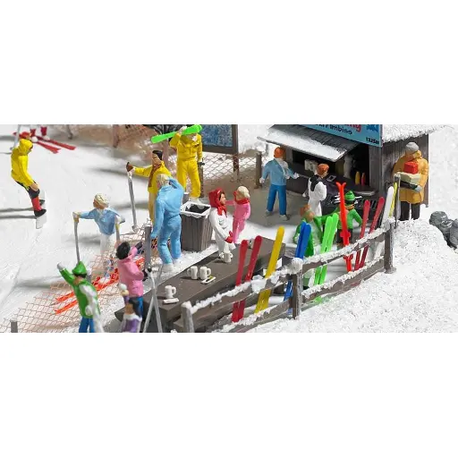 [BU1170] Bar station de ski HO 1/87