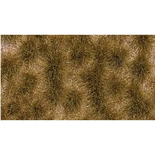 [BU3539] Tapis de décor Touffes d'herbe jaunies, fibre de 6 mm