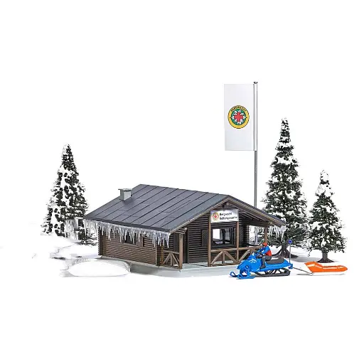 [BU1086] Poste de secoure montagnard HO 1/87