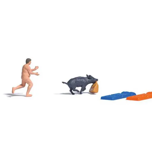 [BU7948] Scénette "Alerte au Sanglier" - Busch 7948 - HO 1/87 - Basé sur un fait réel