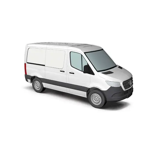 [BU53400] Fourgon Mercedes-Benz Sprinter Busch 53400 - HO 1/87 - livrée blanche