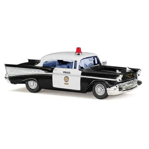 [BU45019] Véhicule Chevrolet Bel Air Police de Los Angeles BUSCH 45019- HO 1/87