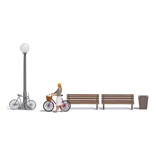 [BU7997] Kit "Achat de légumes", multiples éléments BUSCH 7997 - HO 1/87