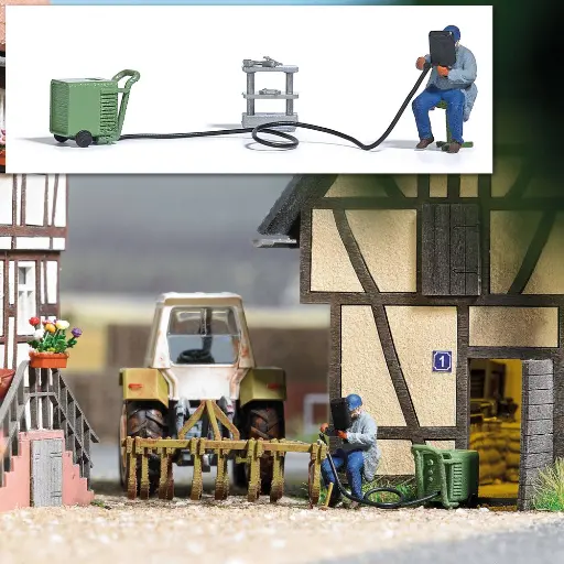 [BU7810] Soudeur + Machine à Souder Electrique - Busch 7810 - HO 1/87