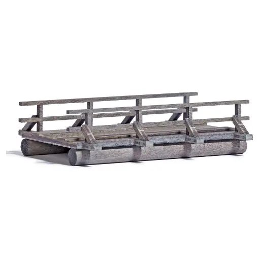 [BU1850] Pont/Passerelle piétons en bois véritable BUSCH 1850 - HO 1/87