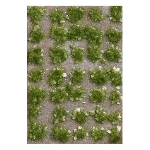 [BU3558] Kit de 35 Touffes d'herbe d'été Busch 3558 - HO 1/87
