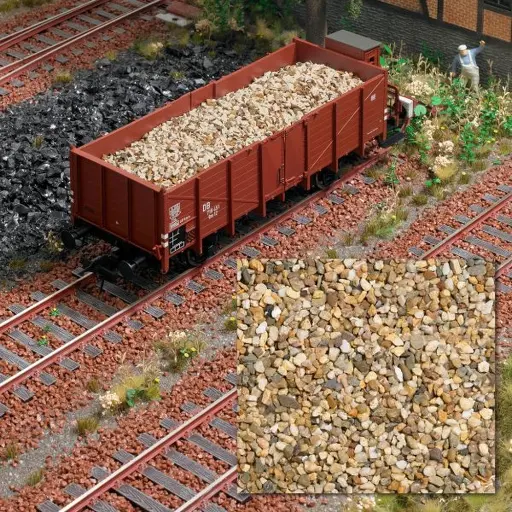 [BU10505] Des graviers grossiers Busch 10505 -  O 1/43 - 600 ml